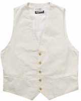 Supreme MM6 Maison Margiela Washed Cotton Suit Vest Cream Supreme MM6 Maison Margiela Washed Cotton Suit Vest Cream