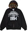 Buy Sudadera con capucha negra Supreme MM6 Maison Margiela con cremallera.