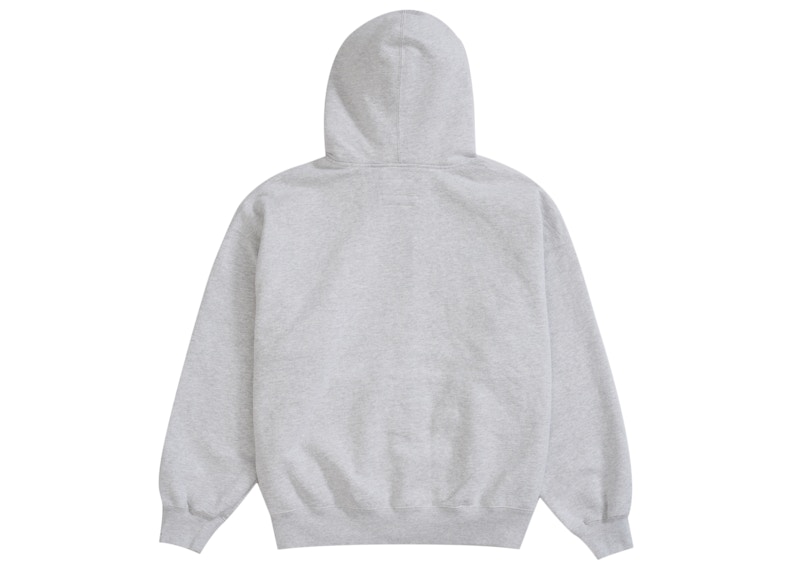 Supreme MM6 Maison Margiela Zip Up Hooded Sweatshirt Ash Grey 圖 2