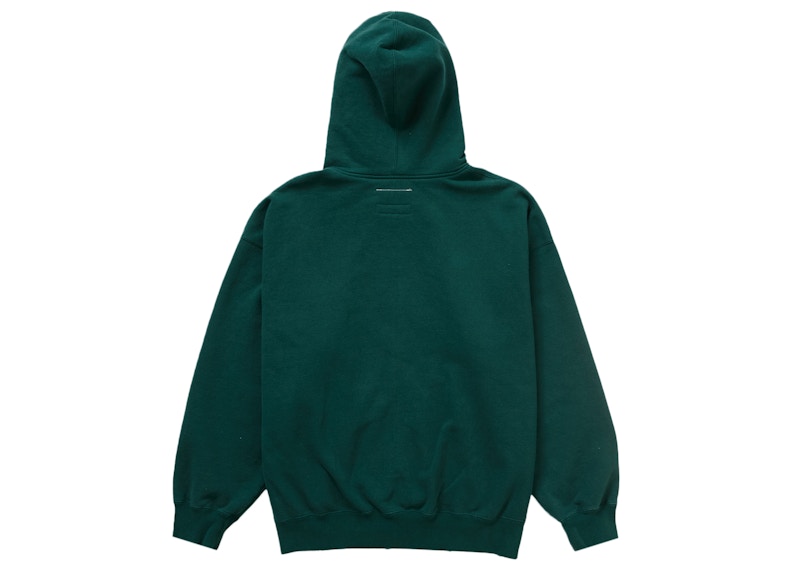 Supreme MM6 Maison Margiela Zip Up Hooded Sweatshirt Dark Green 圖 2
