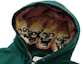 Lookbook Supreme MM6 Maison Margiela深绿拉链连帽卫衣