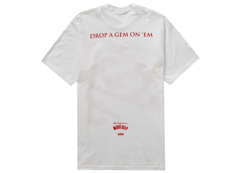 Order 至高無上 Mobb Deep 龍圖案白色 T 恤