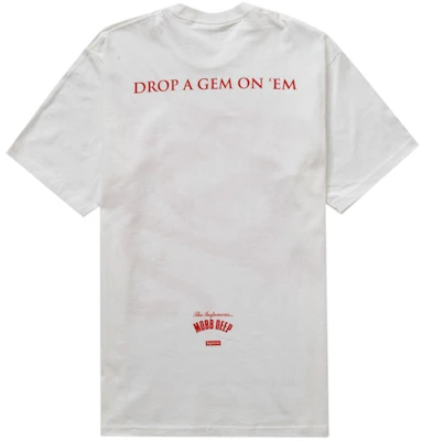 至高無上 Mobb Deep 龍圖案白色 T 恤 Order 至高無上 Mobb Deep 龍圖案白色 T 恤