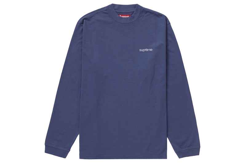 Supreme Mock Neck L/S Top (FW23) Navy