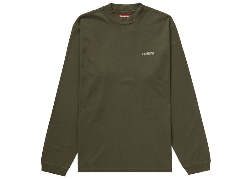 Supreme Mock Neck L/S Top (FW23) Olive