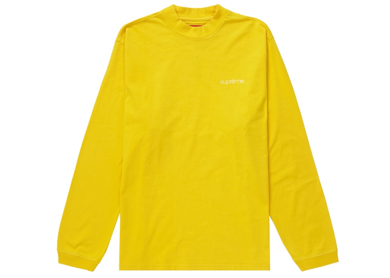 Supreme Mock Neck L/S Top (FW23) Yellow