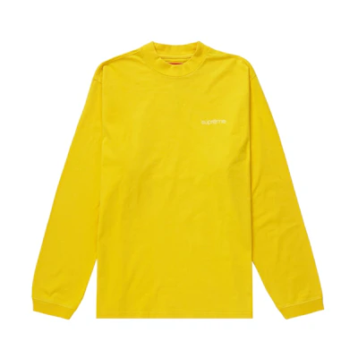 Supreme Mock Neck L/S Top (FW23) Yellow