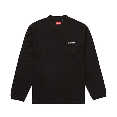 Supreme Mock Neck L/S Top Black