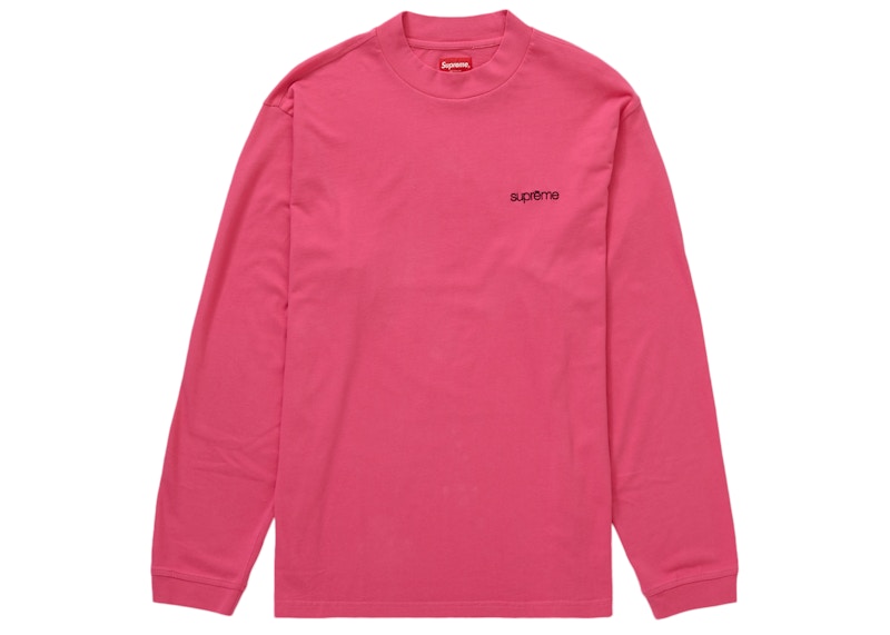 Supreme Mock Neck L/S Top Bright Pink