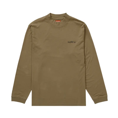 Supreme Mock Neck L/S Top Dark Tan
