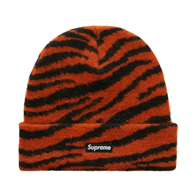 Supreme Mohair Beanie (FW20) Tiger Stripe