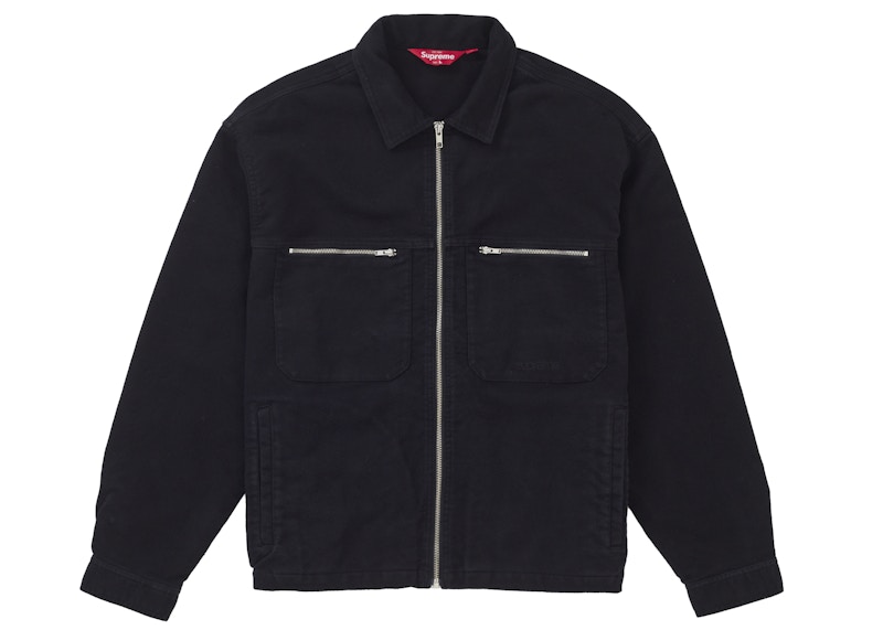 Supreme Moleskin Work Jacket (SS25) Black