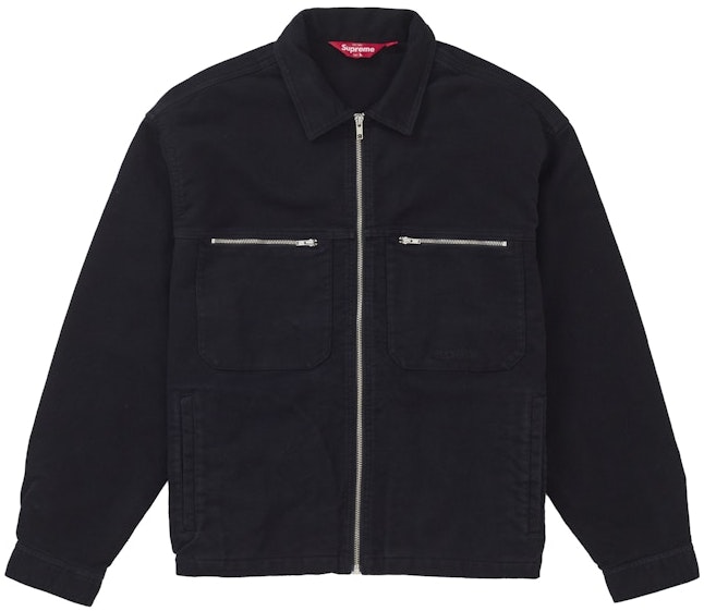 supreme-moleskin-work-jacket-ss-25-black
