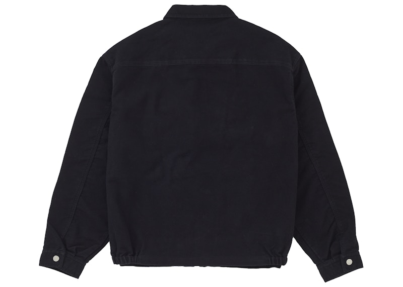 Order シュプリーム モールスキン ワークジャケット (SS25) ブラック