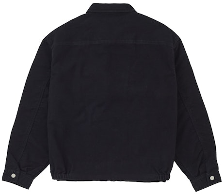 シュプリーム モールスキン ワークジャケット (SS25) ブラック Order シュプリーム モールスキン ワークジャケット (SS25) ブラック