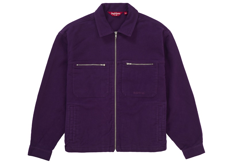 Supreme Moleskin Work Jacket (SS25) Purple