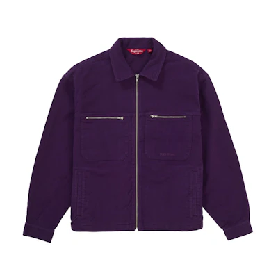 Supreme Moleskin Work Jacket (SS25) Purple