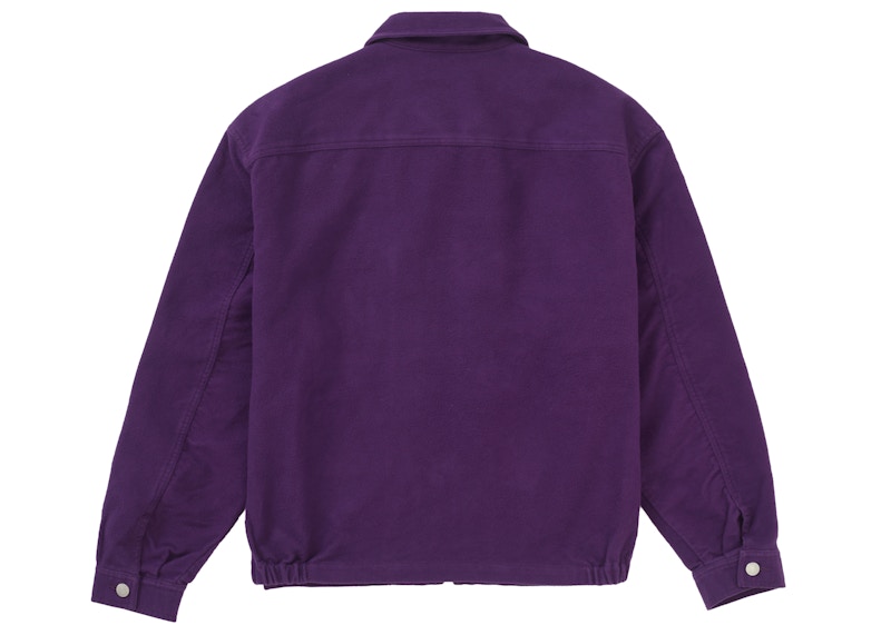 Supreme Moleskin Work Jacket (SS25) Purple 圖 2