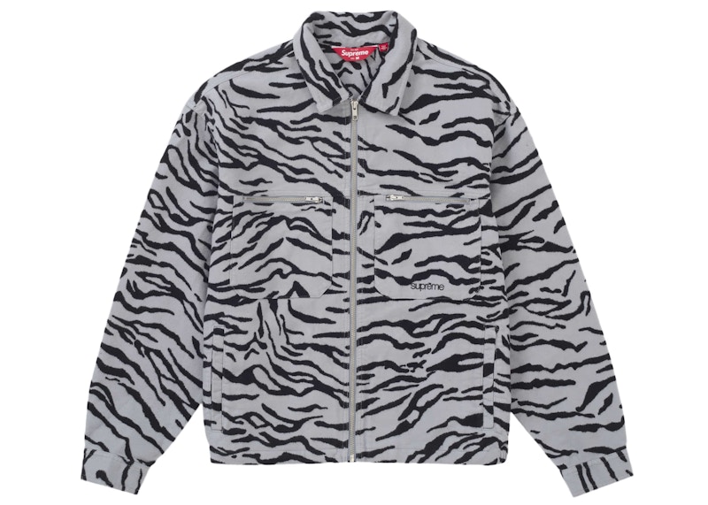 Supreme Moleskin Work Jacket (SS25) Zebra