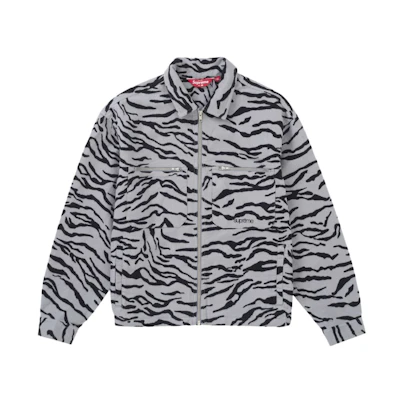 Supreme Moleskin Work Jacket (SS25) Zebra
