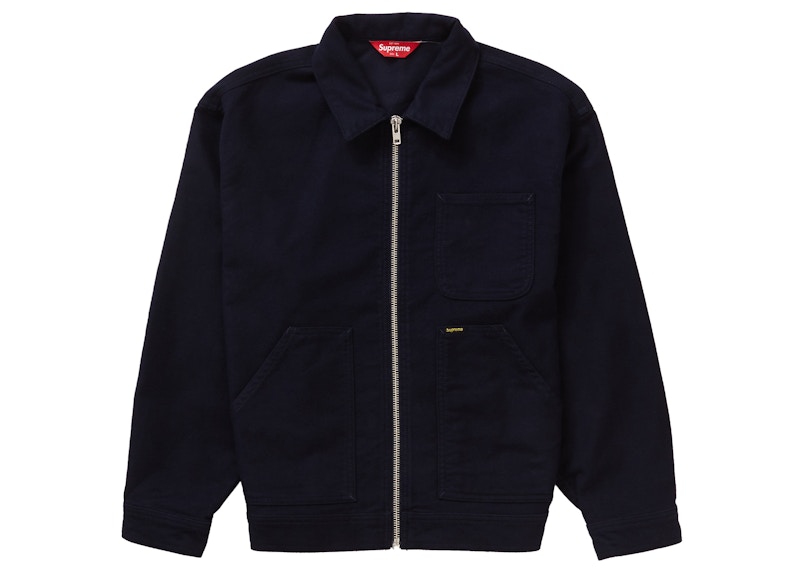 Buy Supreme Raglan Utility Jacket Navy - Novelship