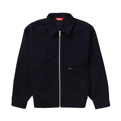 Supreme Moleskin Work Jacket Navy