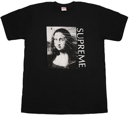 Supreme Mona Lisa Tee Black Buy Supreme Mona Lisa Tee Black