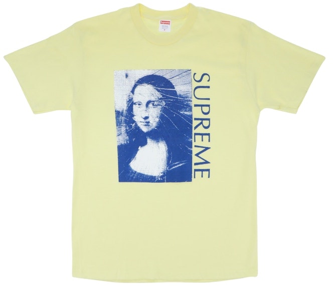 supreme-mona-lisa-tee-pale-yellow