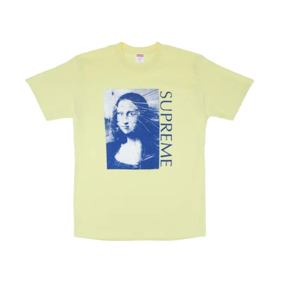 Supreme Mona Lisa Tee Pale Yellow