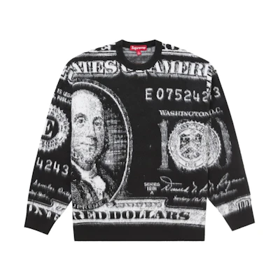 Supreme Money Sweater Black