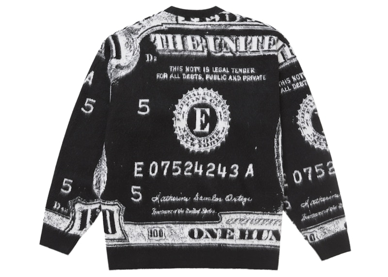 Order Supreme Suéter Dinero Negro