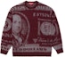 Buy Supreme 现金毛衣 酒红色