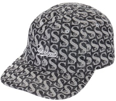 Supreme Monogram Denim 6-Panel Black Supreme Monogram Denim 6-Panel Black