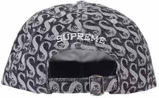 Order Supreme Monogram Denim 6-Panel Black