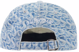 Order Supreme Monogram Denim 6-Panel Blue