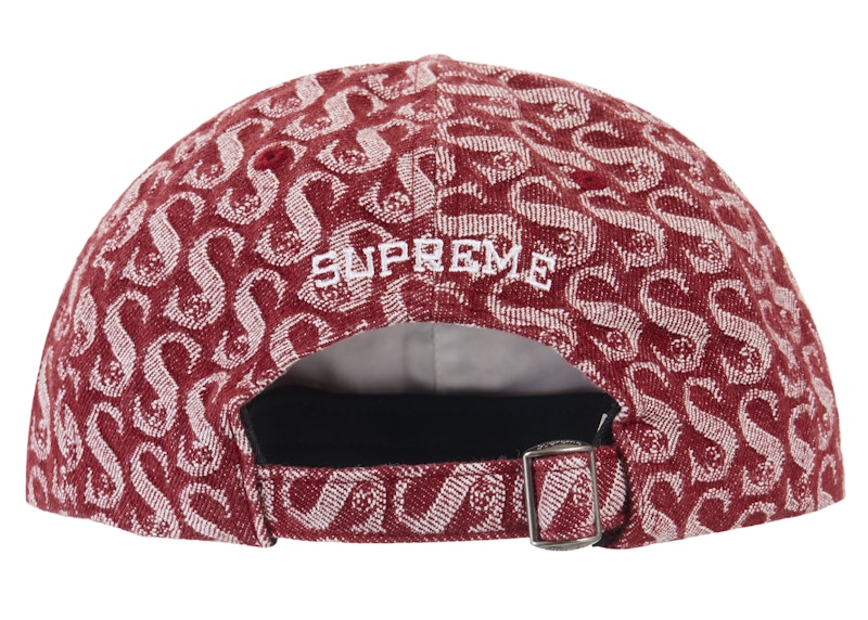 Supreme Monogram Denim 6-Panel Red 圖 2