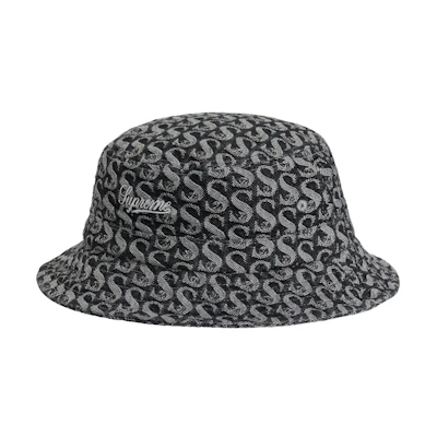 Supreme Monogram Denim Crusher Black (FW21)