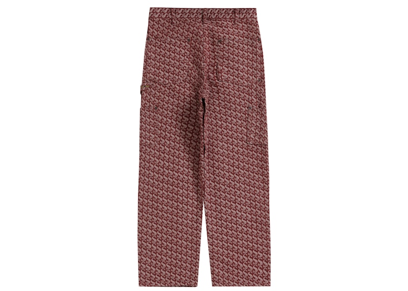 Order Pantalón Supreme Monogram Double Knee Denim Painter Rojo (FW21)