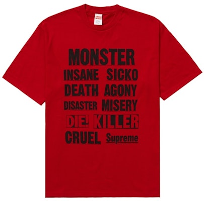 Supreme Monster Kaos Merah (FW21) Buy Supreme Monster Kaos Merah (FW21)