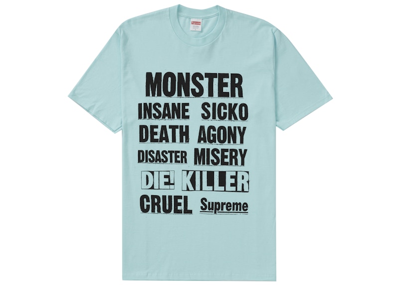 Buy Supreme Monster Tee Turquoise (FW21)