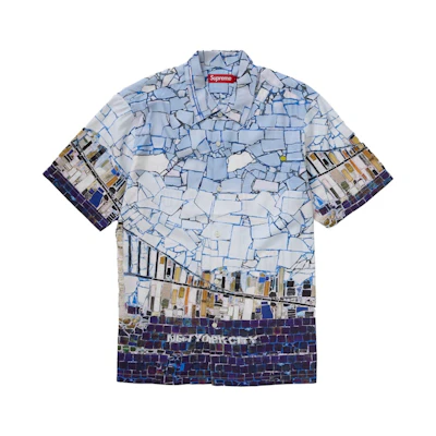 Supreme Mosaic S S Shirt Multicolor