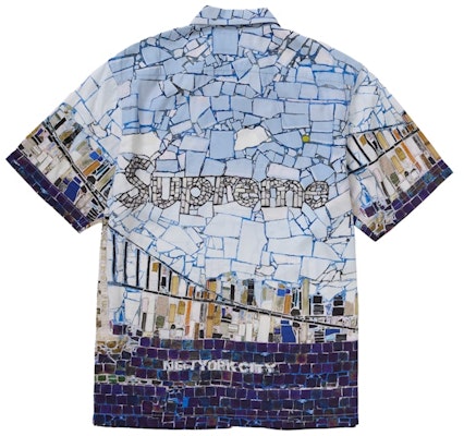 Camisa Supreme Mosaic S S Multicolor Order Camisa Supreme Mosaic S S Multicolor