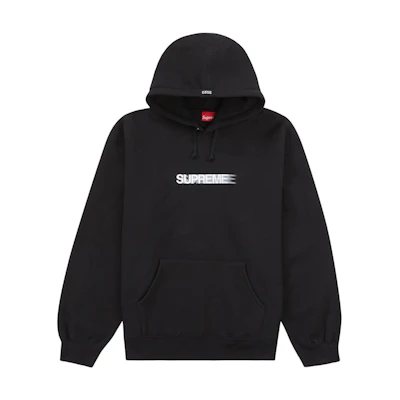 Supreme Motion Logo Hooded Sweatshirt (SS23) Black