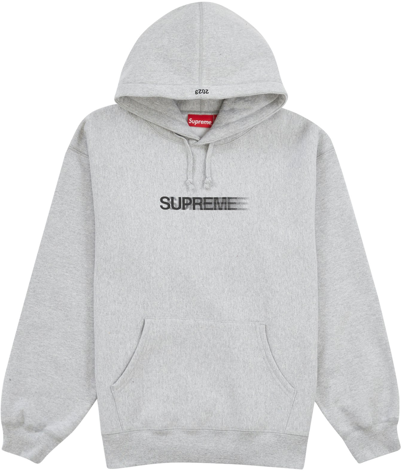 Supreme Motion Logo Hooded Sweatshirt (SS23) Heather Grey - Novelship