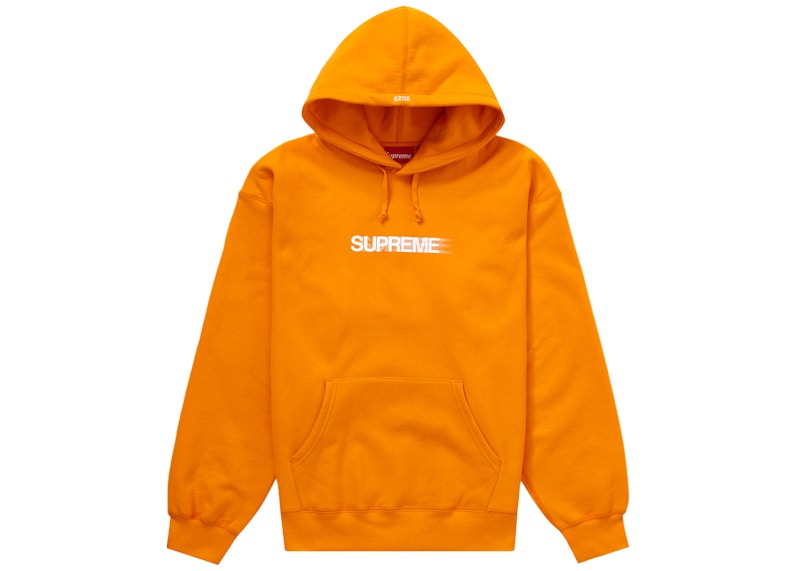 Supreme Motion Logo Hooded Sweatshirt (SS23) Orange