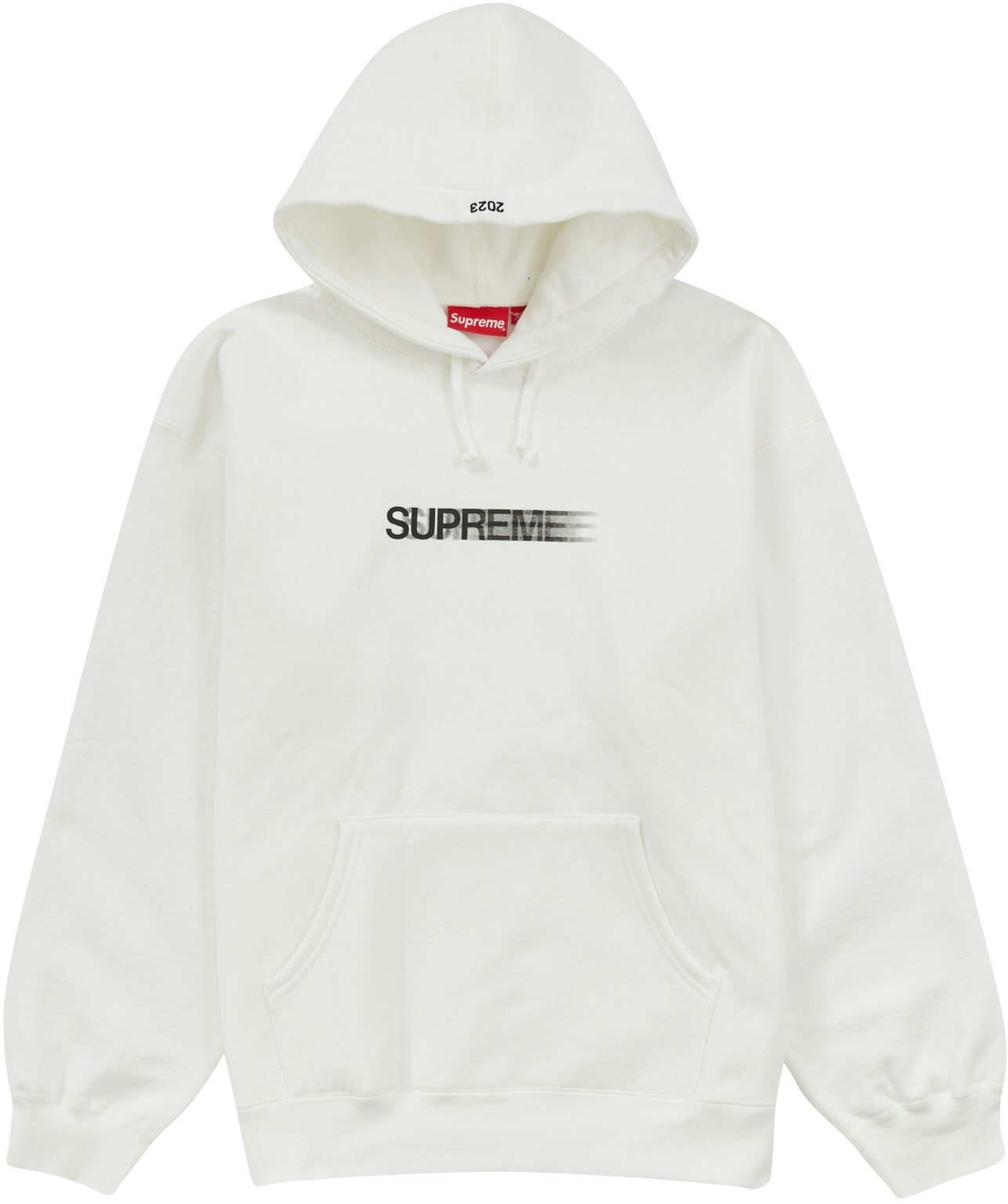 Supreme Motion Logo Hooded Sweatshirt (SS23) White - Novelship