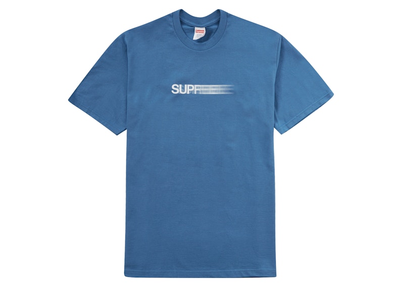 Buy Supreme Motion 标志T恤 (SS23) 渐变蓝