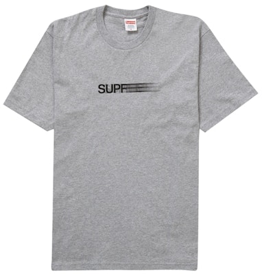 Supreme Motion Logo Tee (SS23) Heather Grey Buy Supreme Motion Logo Tee (SS23) Heather Grey
