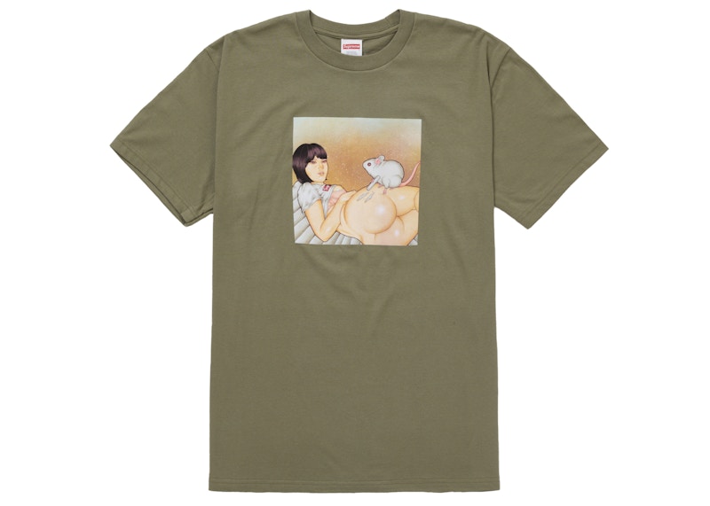 Supreme Mouse Tee (SS25) Olive