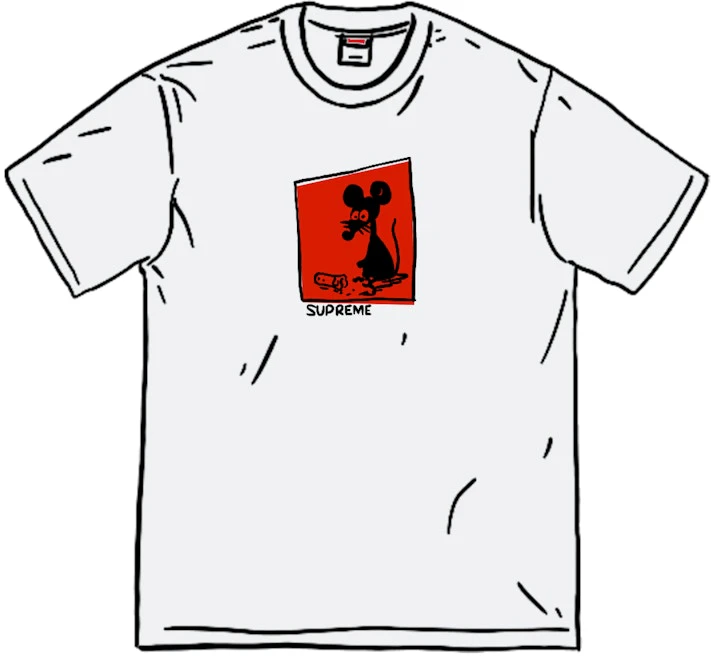 supreme-mouse-tee-white